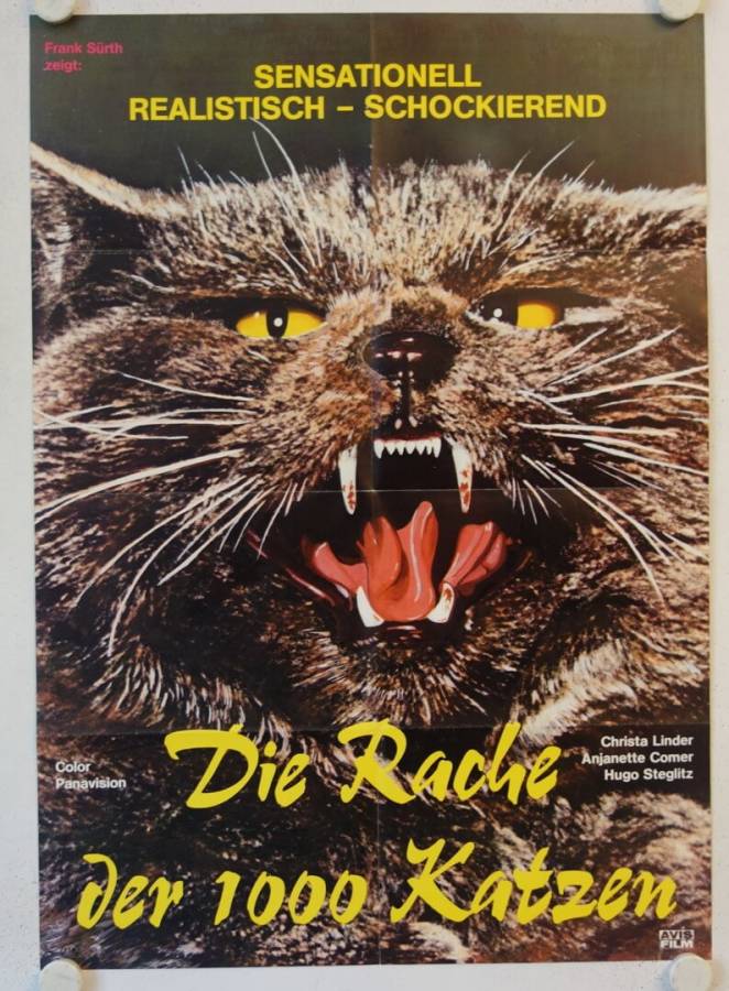 Night of 1000 Cats original release german movie poster